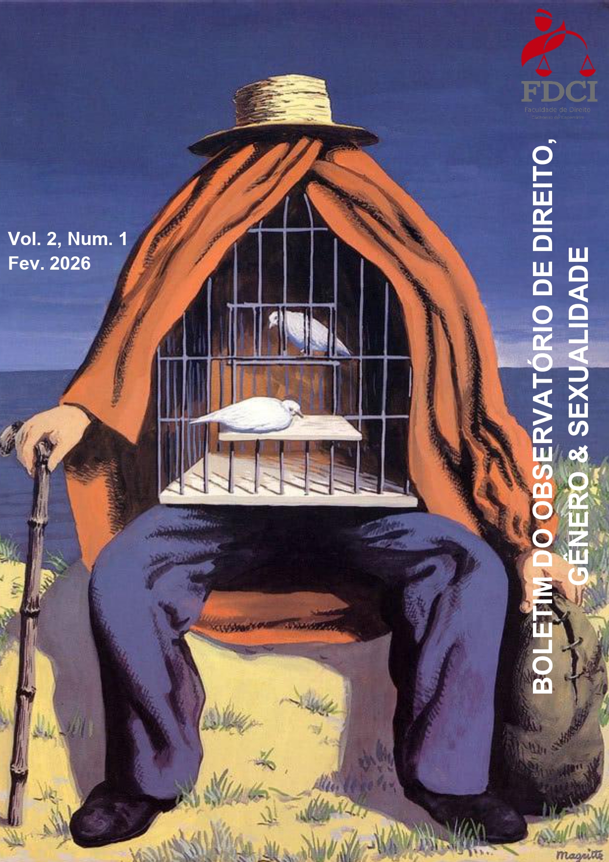 					Visualizar v. 2 n. 1 (2026): Boletim do Observatório de Direito, Gênero & Sexualidade
				